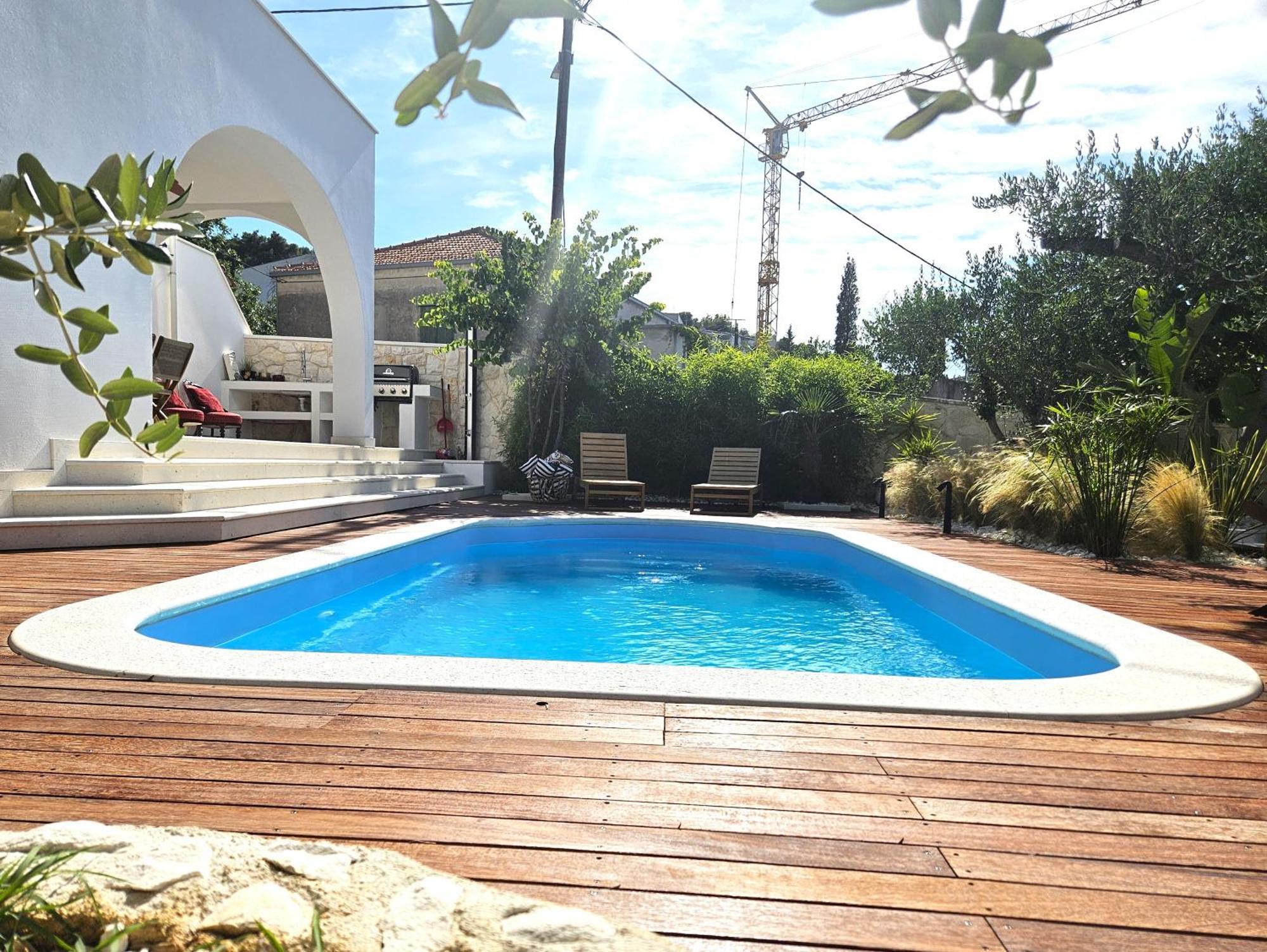 The Three Flowers Pool House Trogir Exteriér fotografie