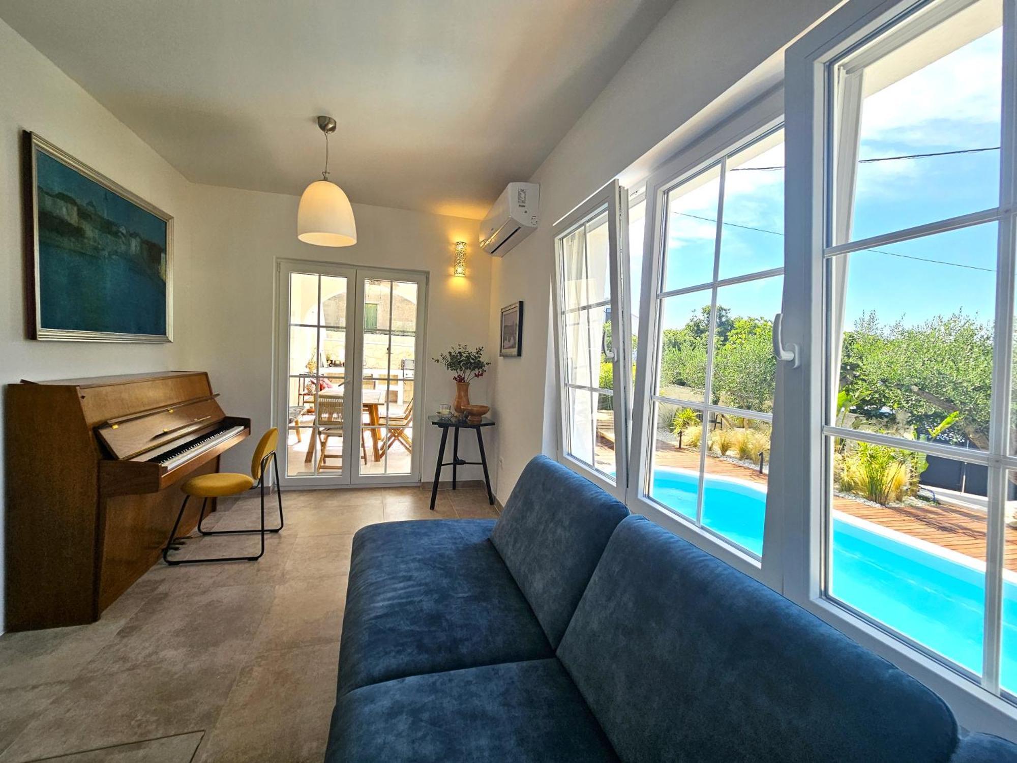 The Three Flowers Pool House Trogir Exteriér fotografie